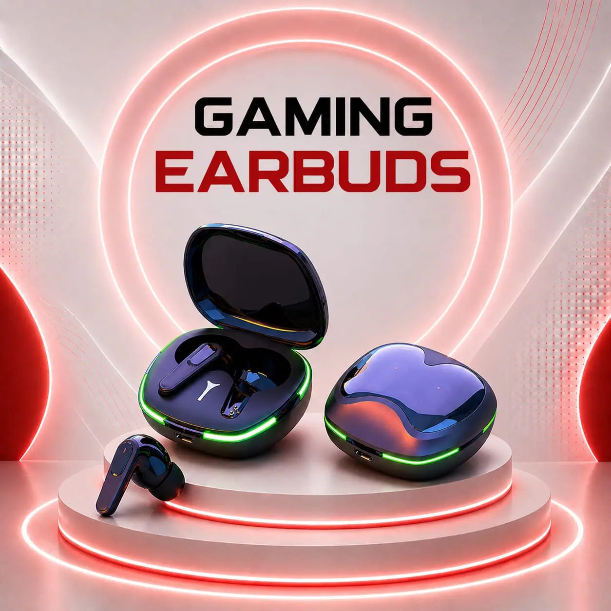 ElixPods G1 Gaming Wireless Earbuds with Ultra Low Latency, RGB Charging Case and Deep Bass Sound My Store