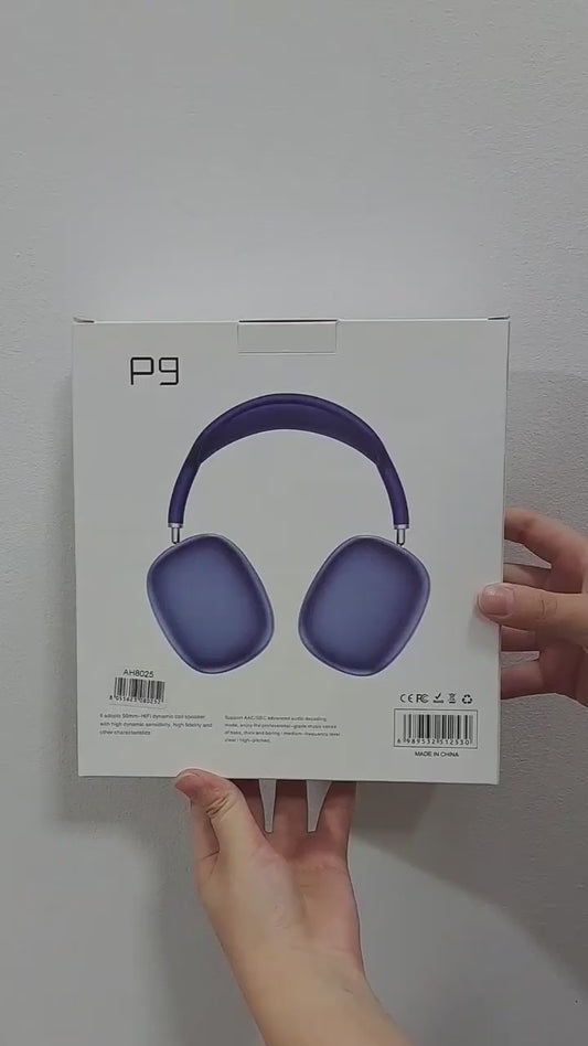 ElixPods P9 Wireless Over-Ear Headphones with Deep Bass, Bluetooth 5.3, Noise Isolation and 50 Hour Battery Life